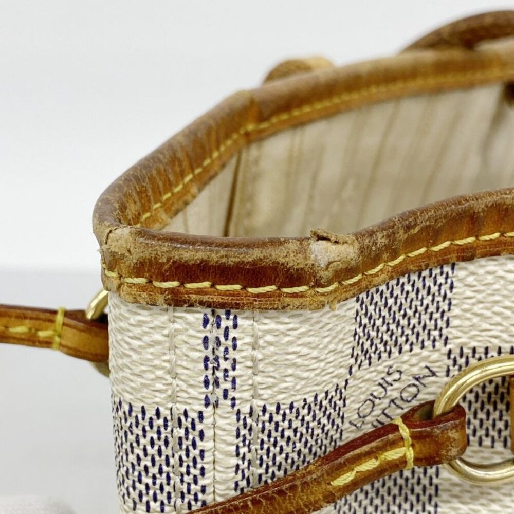 Louis Vuitton Tote Damier Azur Neverfull PM White - Picture 6 of 10